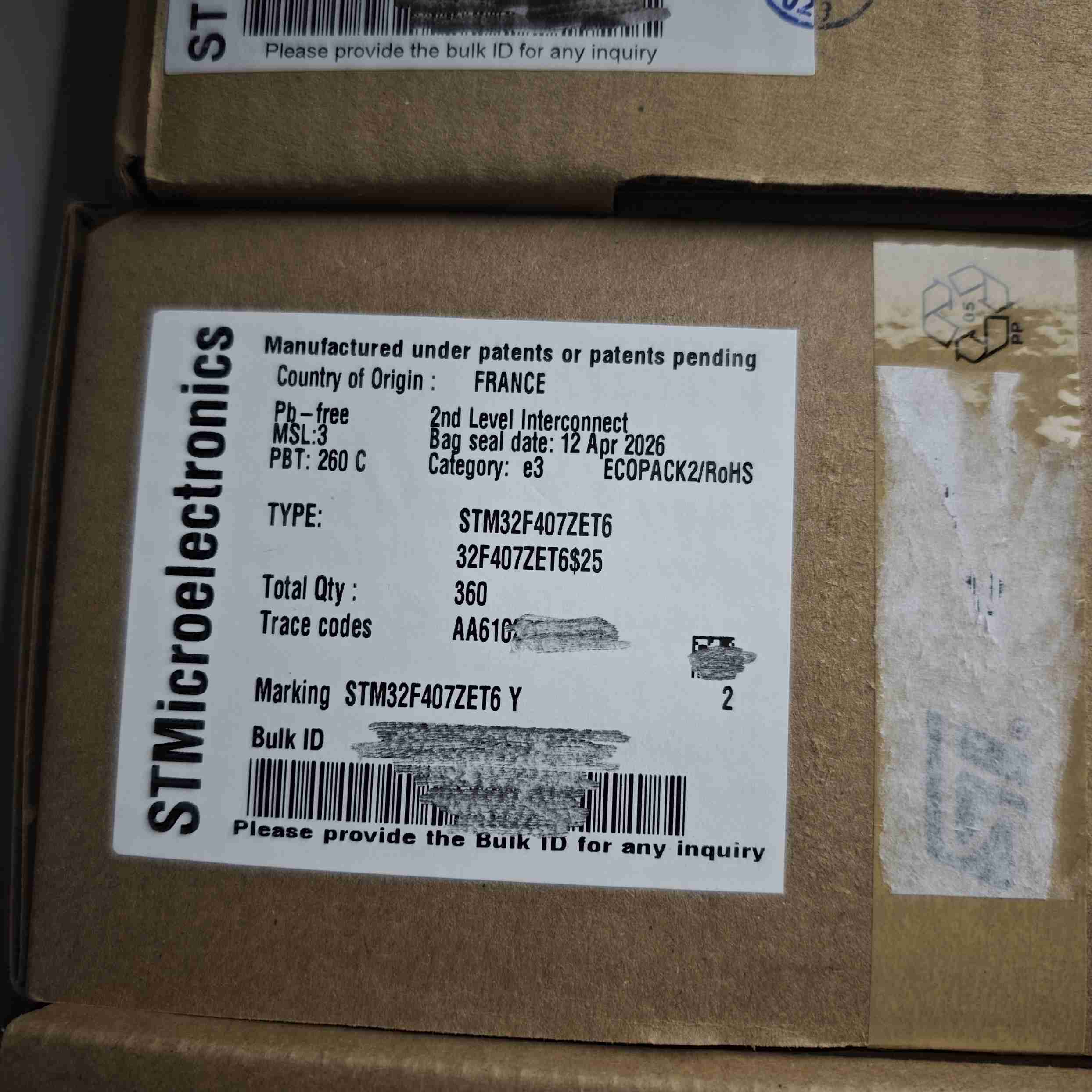 STM32F407ET6 in-stock electronic component